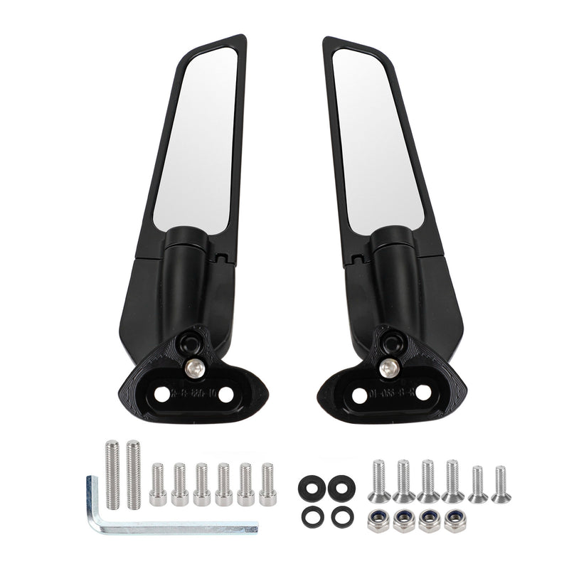 Yamaha YZF R1 R1M 2015-2019 Adjustable Wing Fin Rearview Mirrors