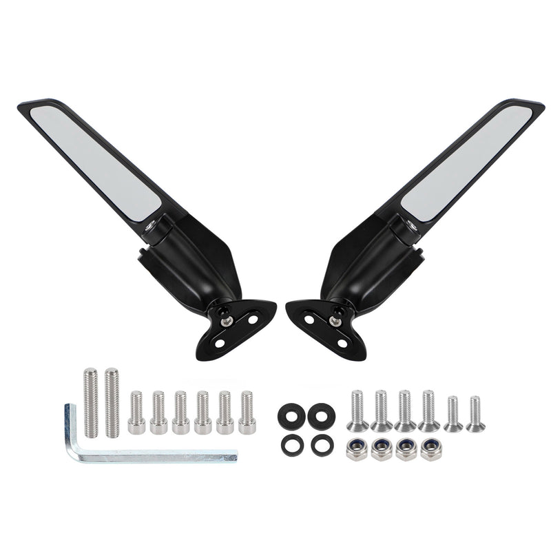 Yamaha YZF R1 R1M 2015-2019 Adjustable Wing Fin Rearview Mirrors