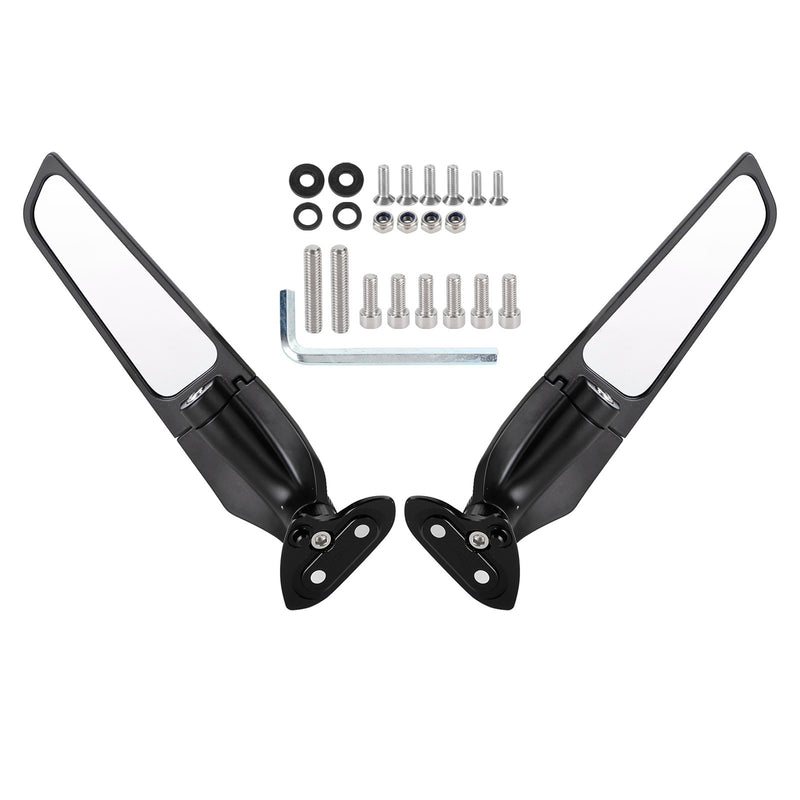 Yamaha YZF R1 R1M 2015-2019 Adjustable Wing Fin Rearview Mirrors