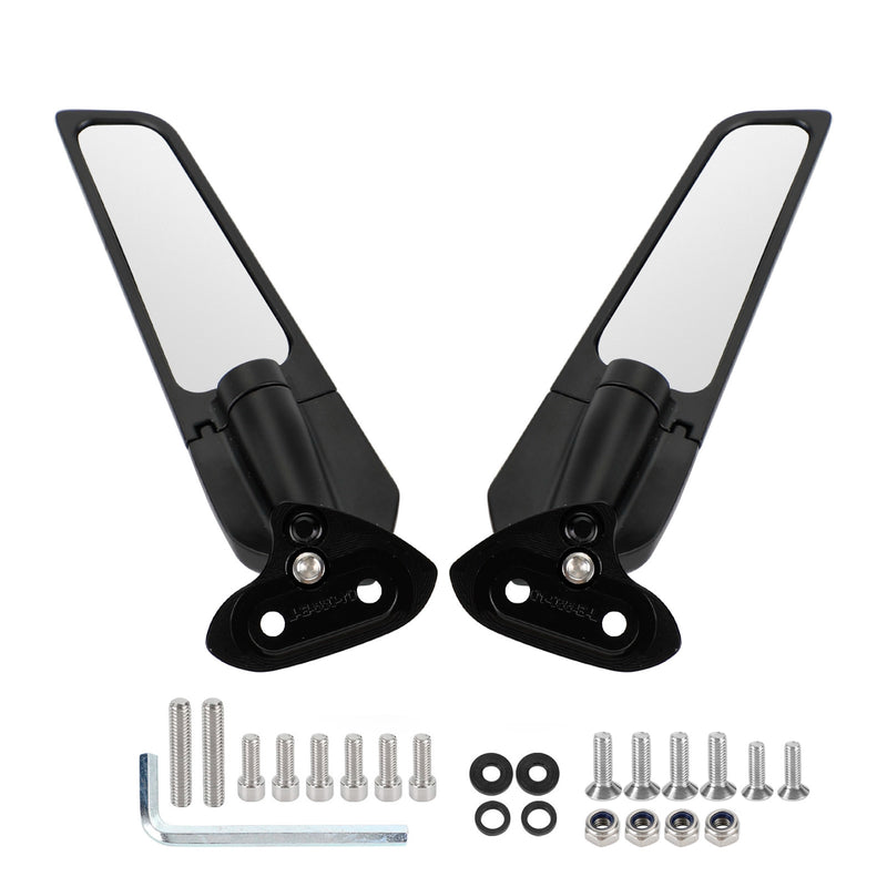Yamaha YZF R1 R1M 2015-2019 Adjustable Wing Fin Rearview Mirrors