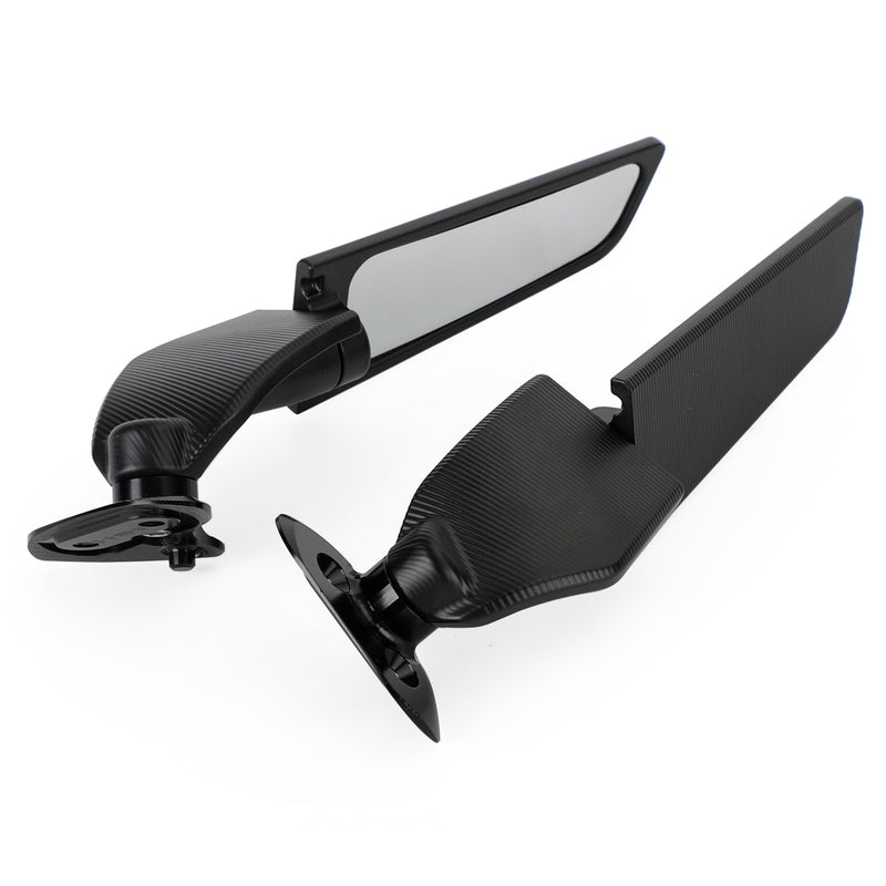 Yamaha YZF R1 R1M 2015-2019 Adjustable Wing Fin Rearview Mirrors