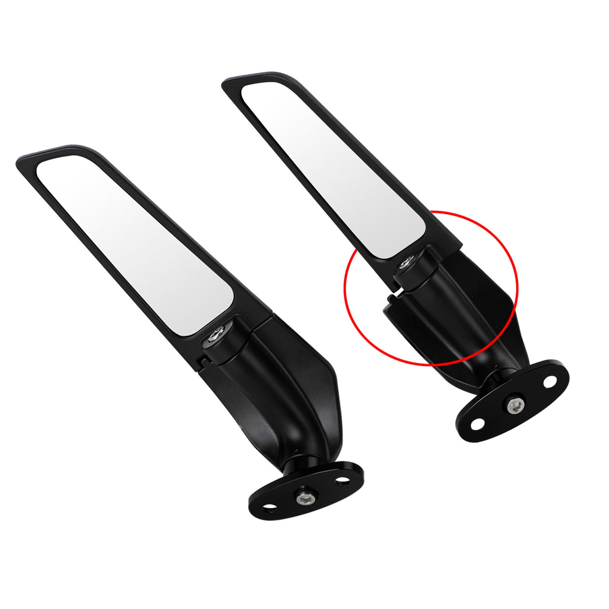Honda CBR600RR CBR600 F F4 F4i 1999-2021 Adjustable Wing Fin Rearview Mirrors