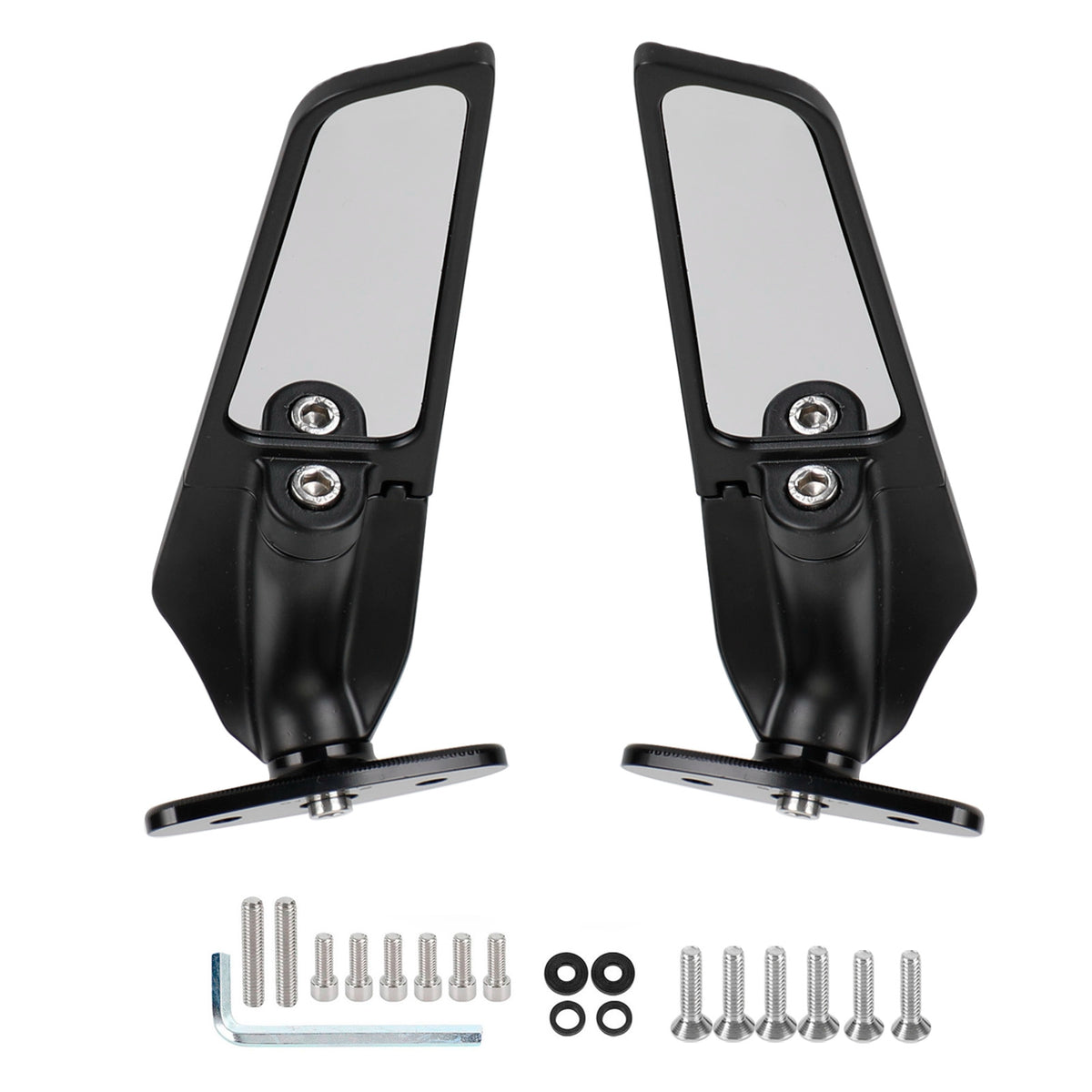 Suzuki GSXR 600/750/1000 2000-2019 Adjustable Wing Fin Rearview Mirrors