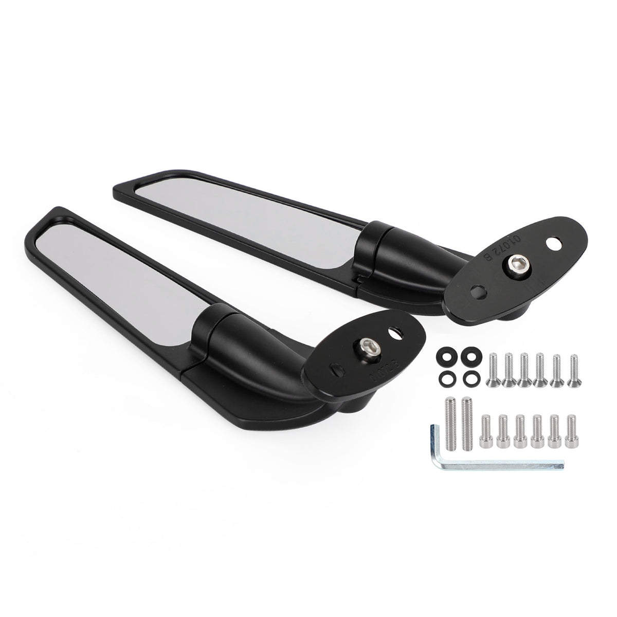 Suzuki GSXR 600/750/1000 2000-2019 Adjustable Wing Fin Rearview Mirrors