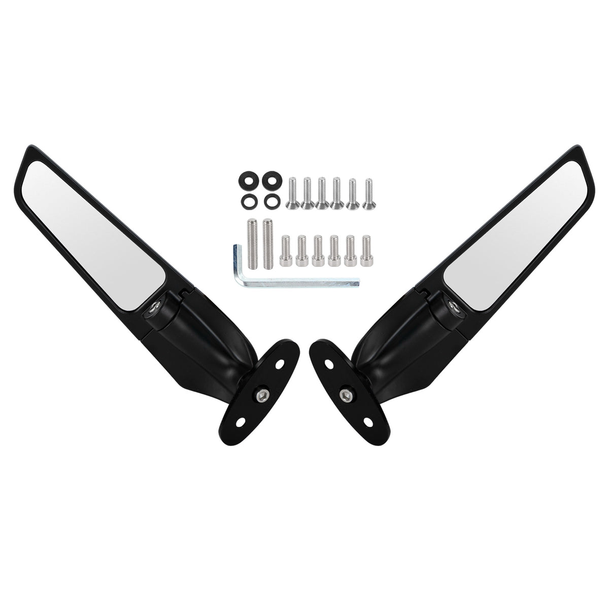 Suzuki GSXR 600/750/1000 2000-2019 Adjustable Wing Fin Rearview Mirrors