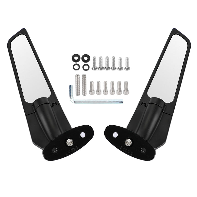 Suzuki GSXR 600/750/1000 2000-2019 Adjustable Wing Fin Rearview Mirrors
