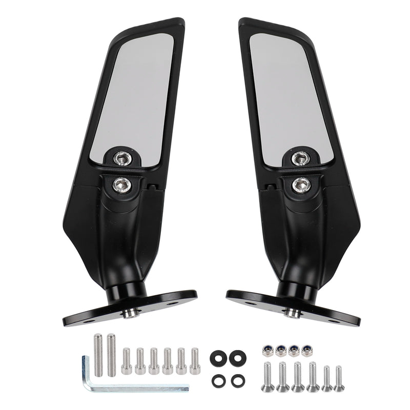 Kawasaki Ninja 250 300 400 650 2013-2021 Adjustable Wing Fin Rearview Mirrors