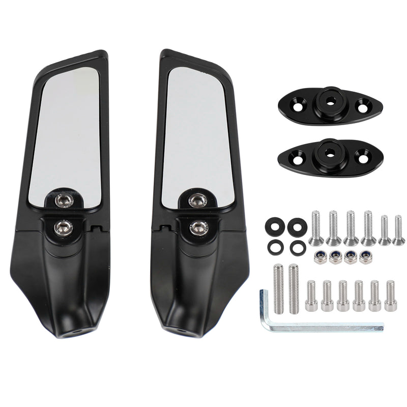 Kawasaki Ninja 250 300 400 650 2013-2021 Adjustable Wing Fin Rearview Mirrors
