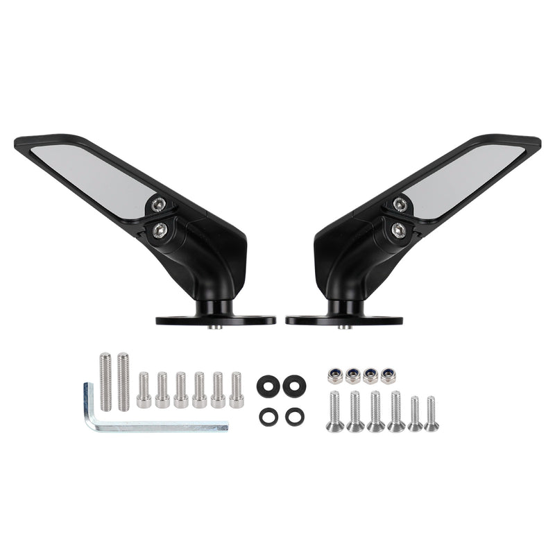 Kawasaki Ninja 250 300 400 650 2013-2021 Adjustable Wing Fin Rearview Mirrors