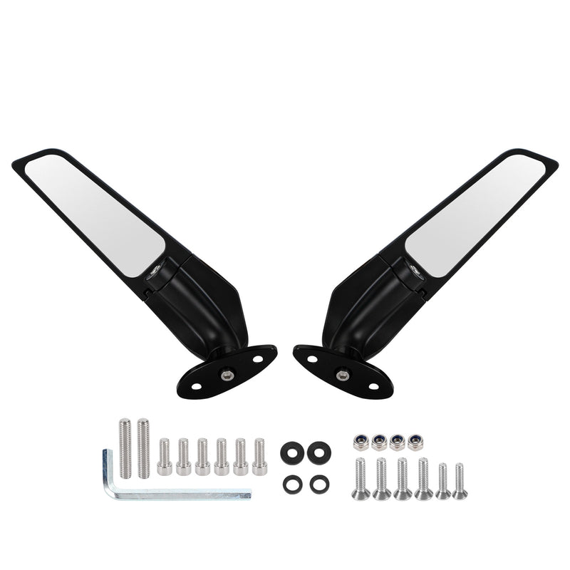 Kawasaki Ninja 250 300 400 650 2013-2021 Adjustable Wing Fin Rearview Mirrors
