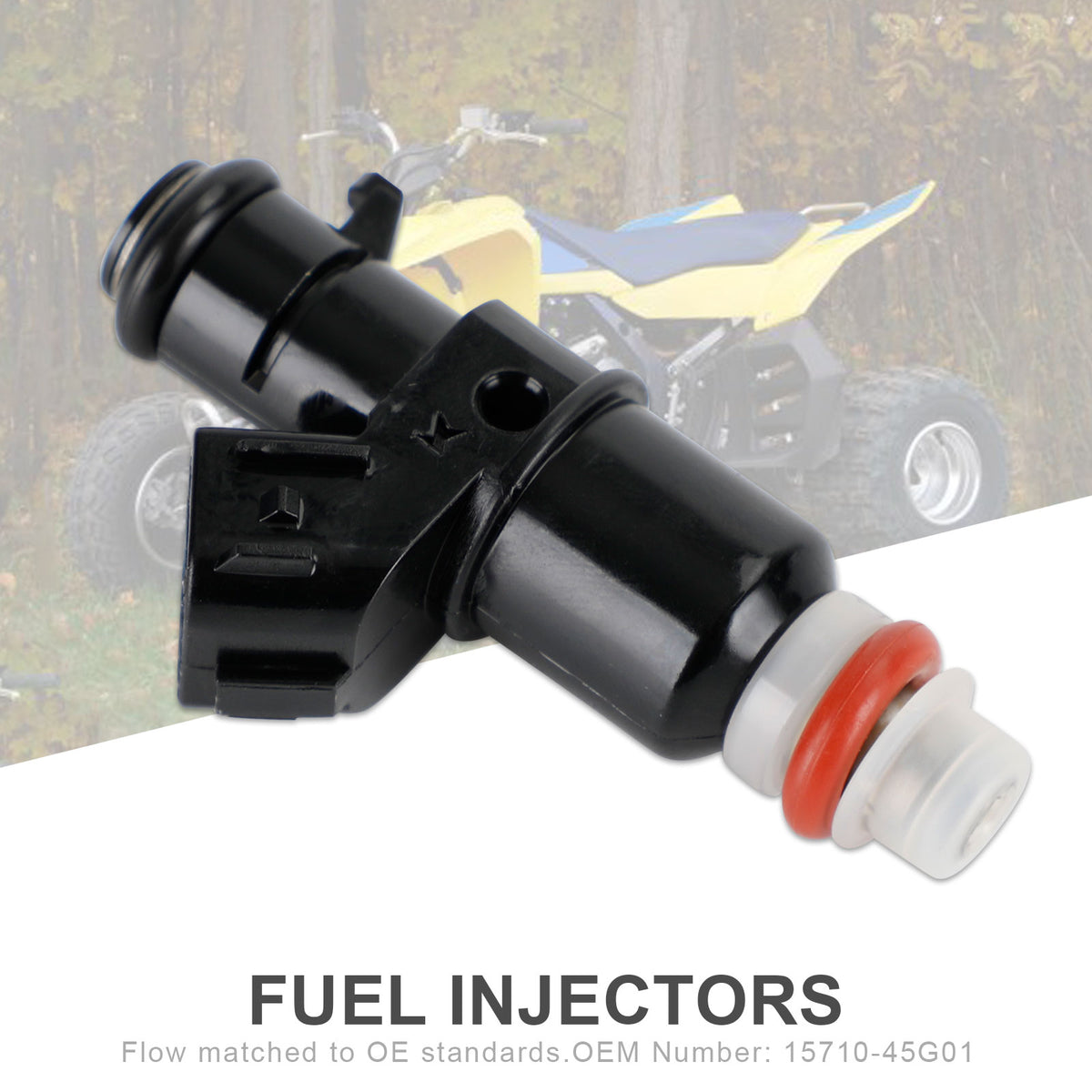 Suzuki 2006-2009 Quadracer LTR 450 Polaris 15710-45G01 ATV Motor Fuel Injector