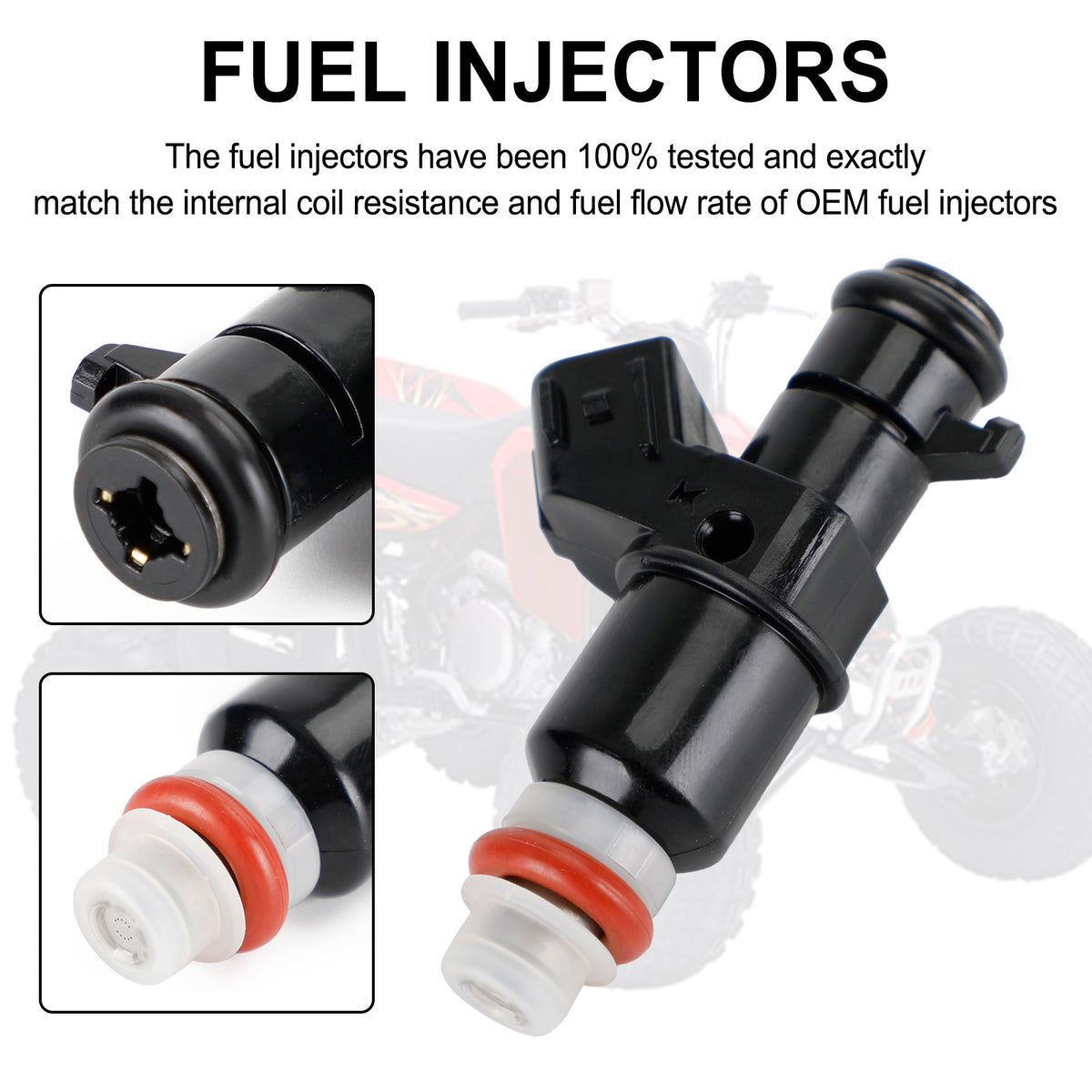 Suzuki 2006-2009 Quadracer LTR 450 Polaris 15710-45G01 ATV Motor Fuel Injector