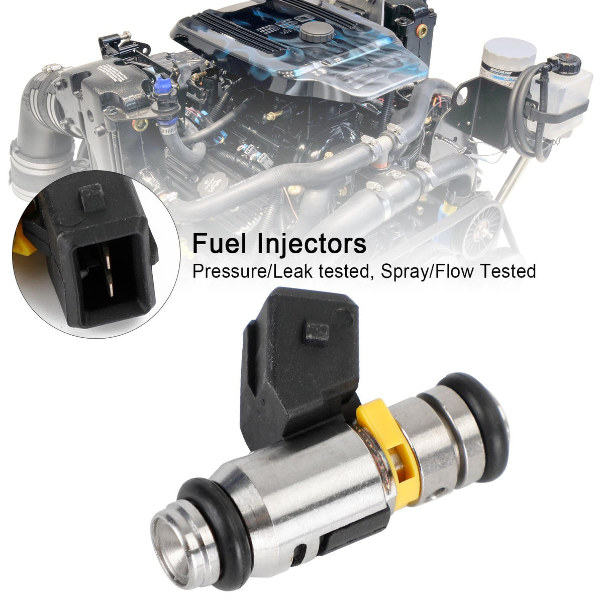 Fiat Marine Mercruiser IWP069 Fuel Injectors 861260T