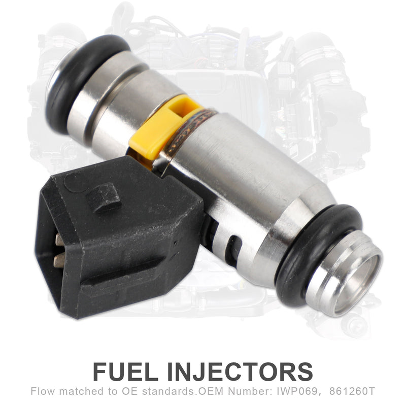 Fiat Marine Mercruiser IWP069 Fuel Injectors 861260T