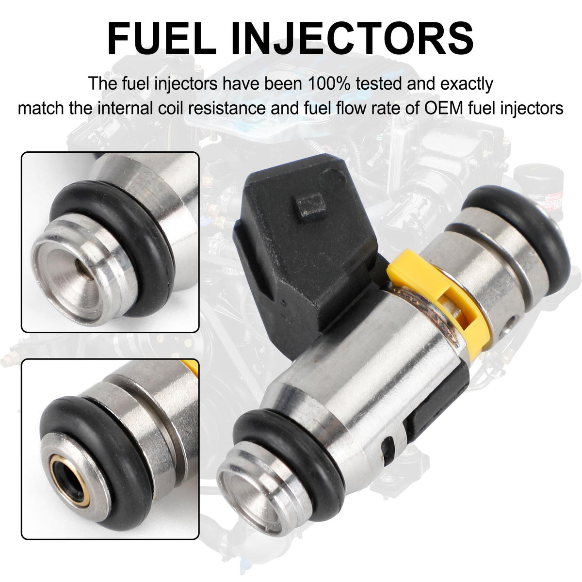Fiat Marine Mercruiser IWP069 Fuel Injectors 861260T