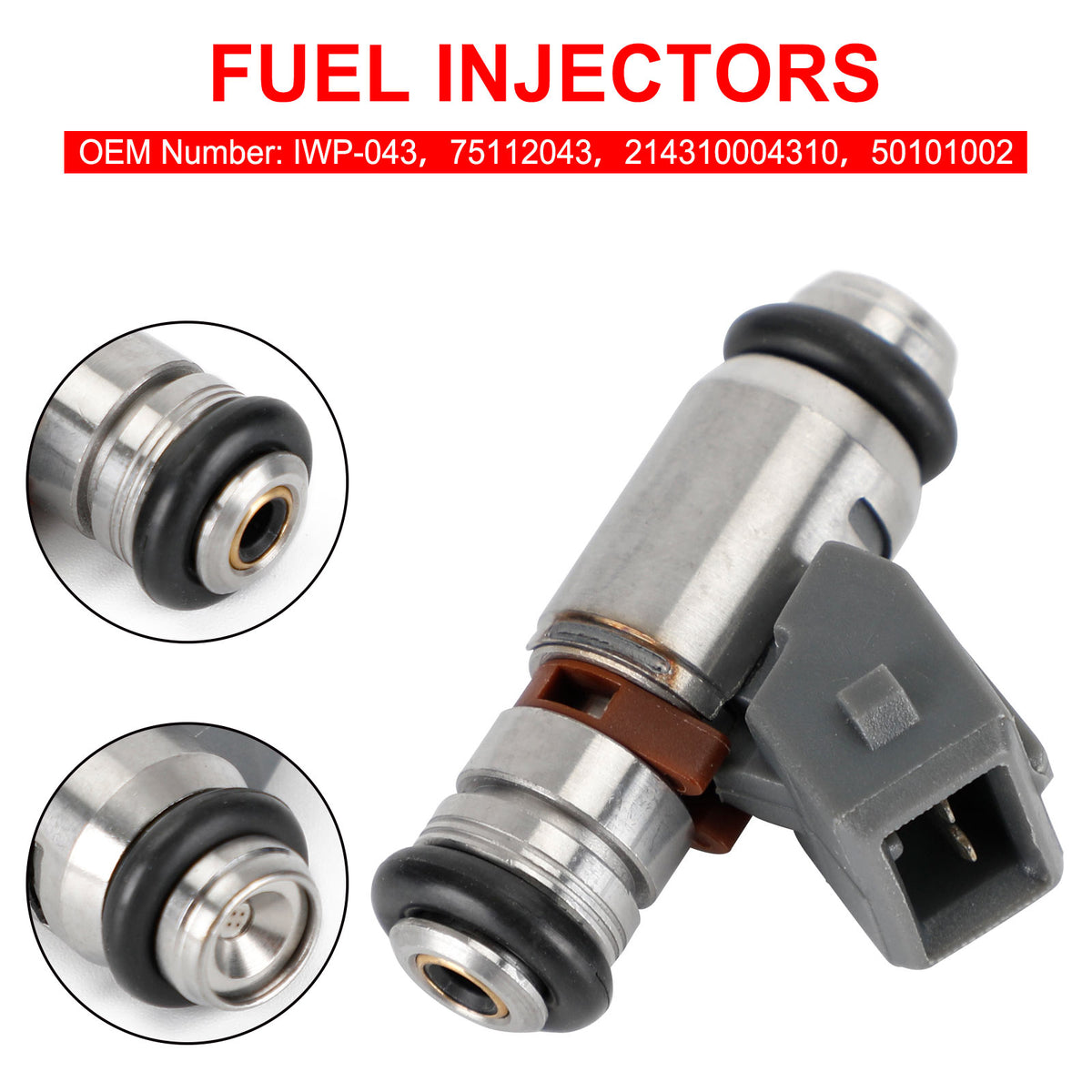 FUEL INJECTOR IWP043 FOR DUCATI MOTORCYCLES Supersport MH900 Monster 75112043