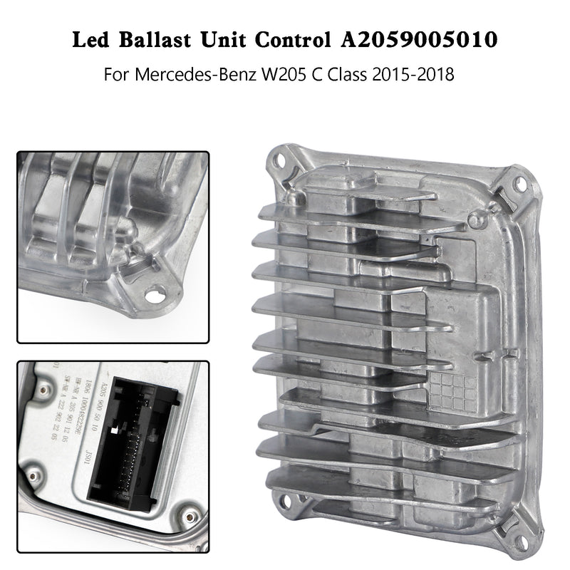 2015-2018 Mercedes-Benz W205 C Class Led Ballast Unit Control A2059005010