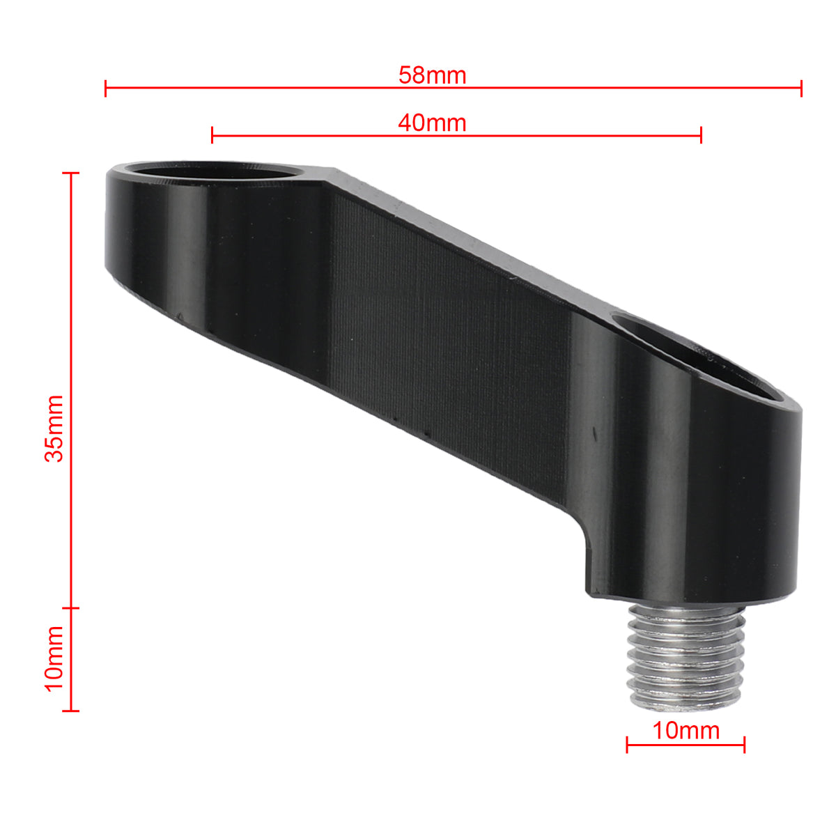 Yamaha YZ 65 80 85 125 250 426 450 10mm Mirror Extender Riser Extension