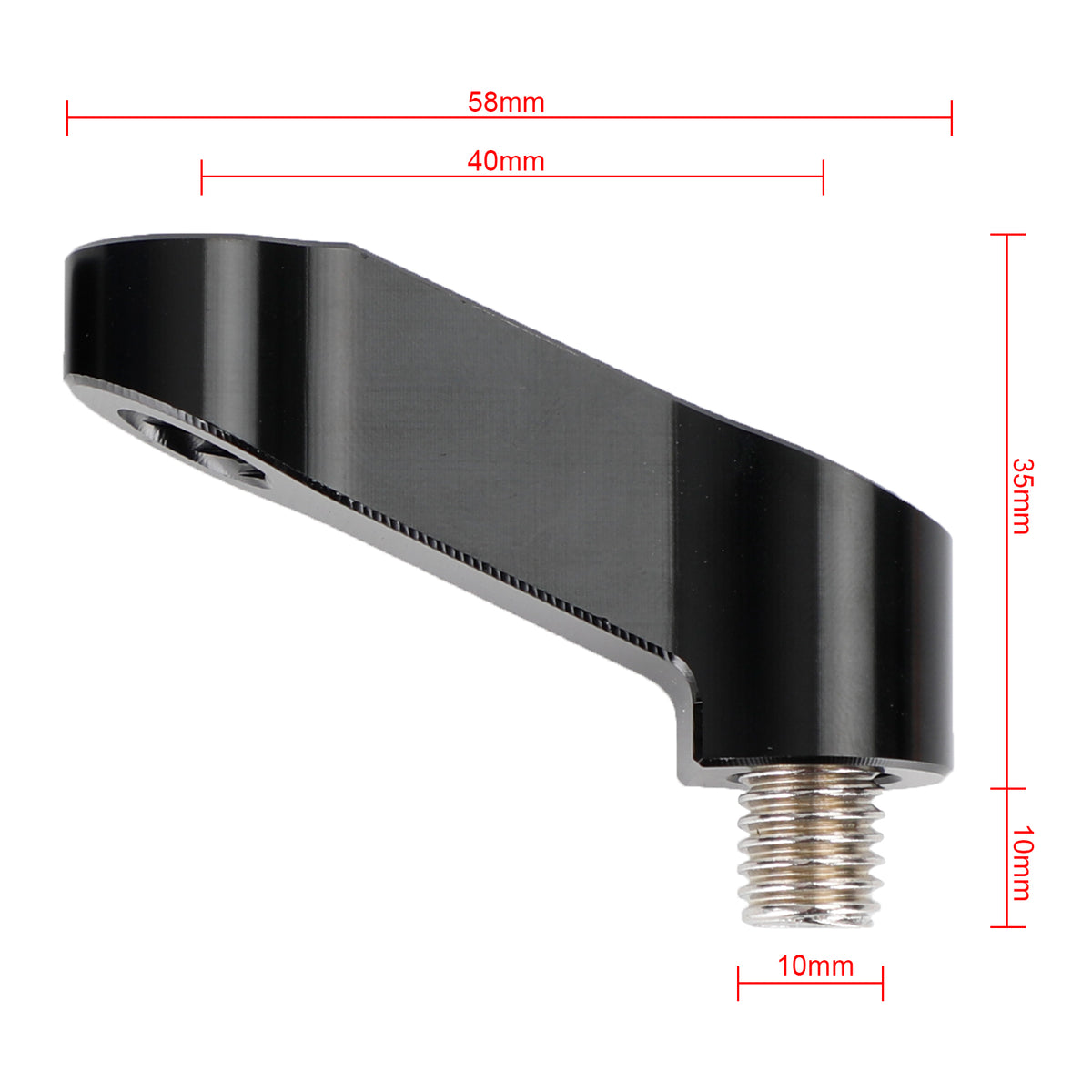 BMW R 1200/1250 GS ADV R nineT 2013-2021 10mm Mirror Extender Riser Extension