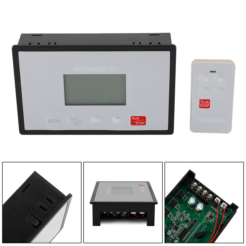 LCD Smart Display 60A PWM DC Motor Speed Controller Remote Control Adjustable