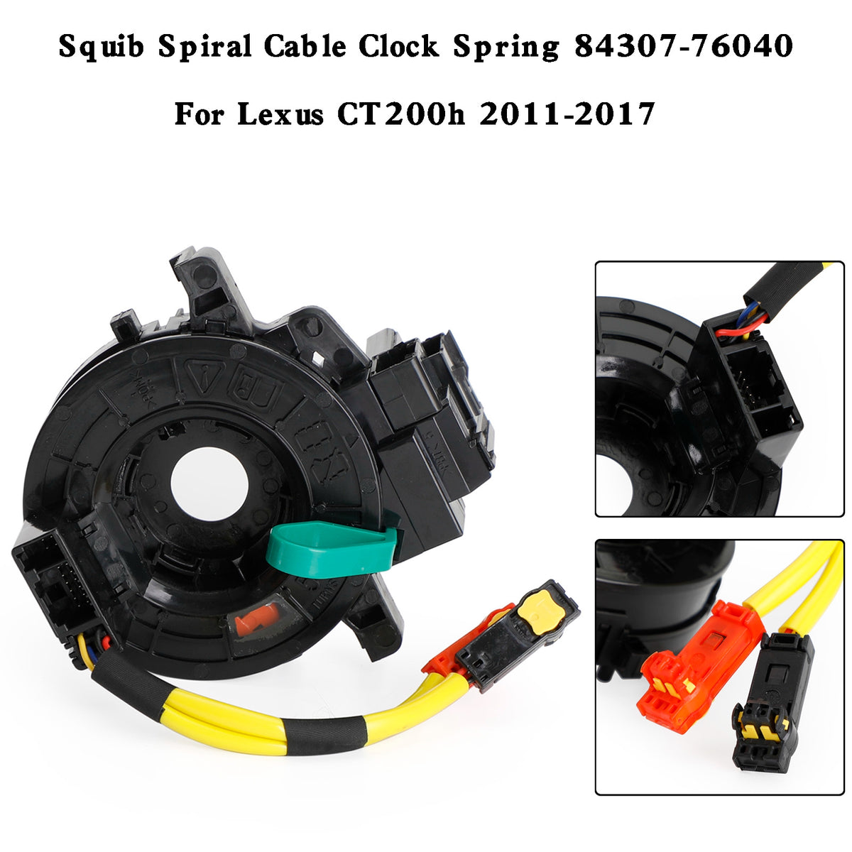 Lexus CT200h 2011-2017 Squib Spiral Cable Clock Spring 84307-76040
