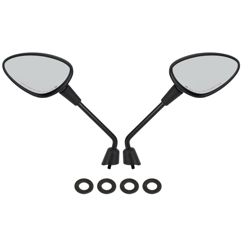 Vespa Sprint 50 125 150 2014-2022 Left & Right Rearview Mirror Black