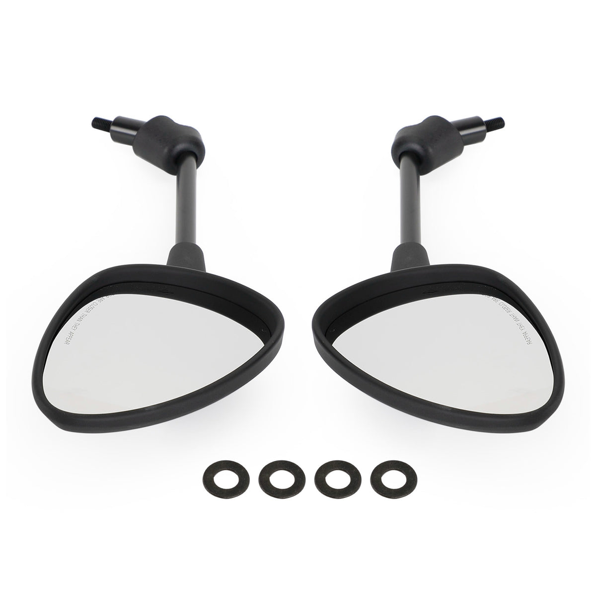 Vespa Sprint 50 125 150 2014-2022 Left & Right Rearview Mirror Black
