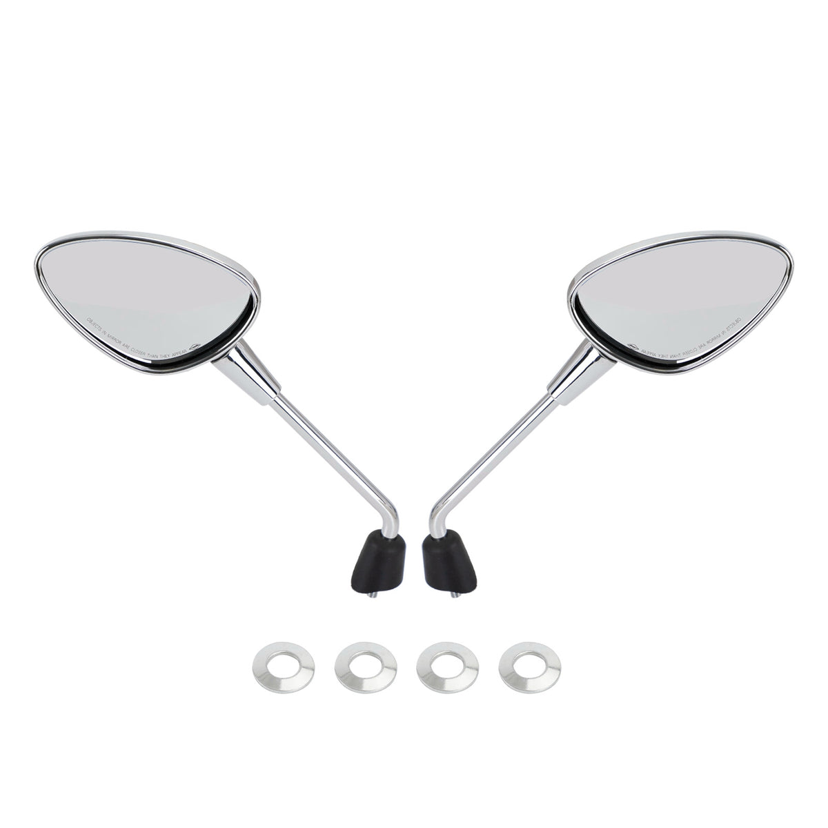 Vespa Sprint 50 125 150 2014-2022 Left & Right Rearview Mirror Chrome