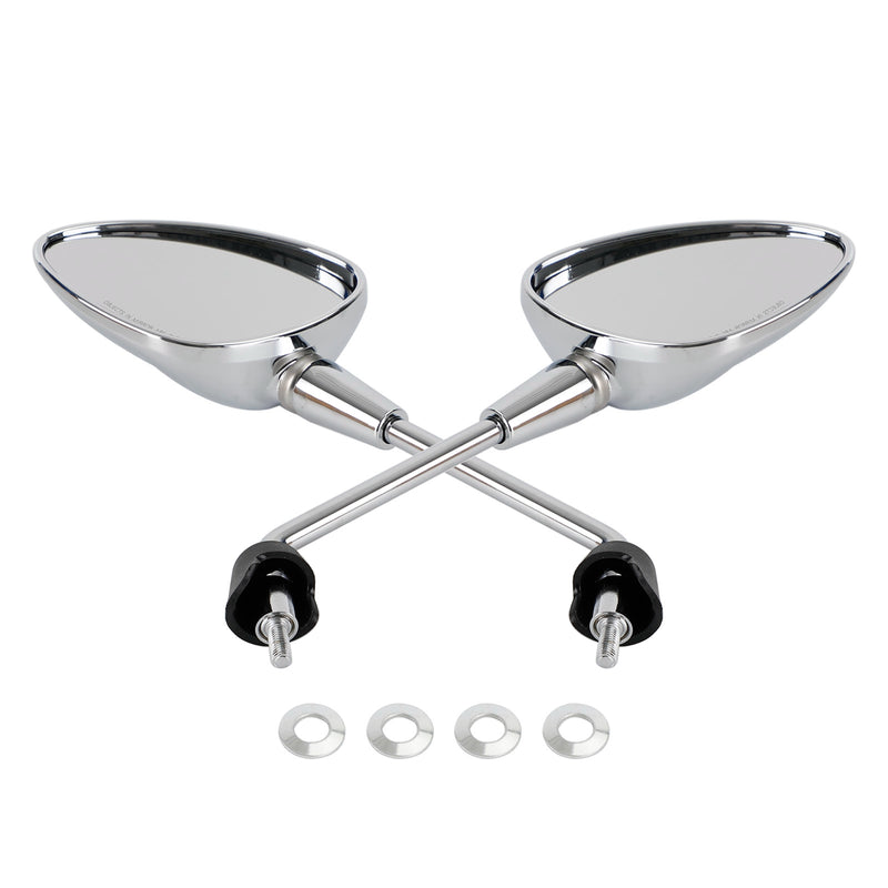 Vespa Sprint 50 125 150 2014-2022 Left & Right Rearview Mirror Chrome