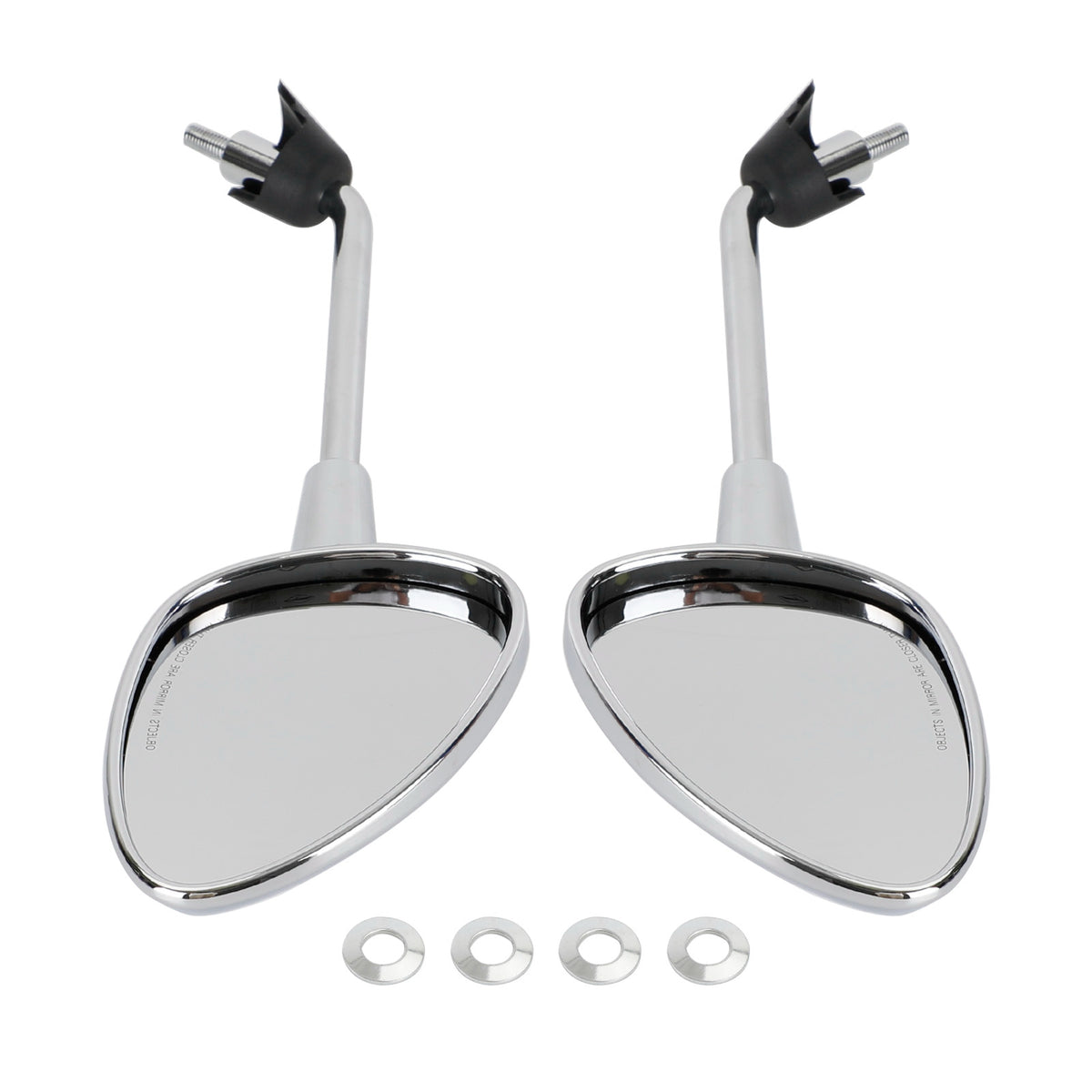Vespa Sprint 50 125 150 2014-2022 Left & Right Rearview Mirror Chrome