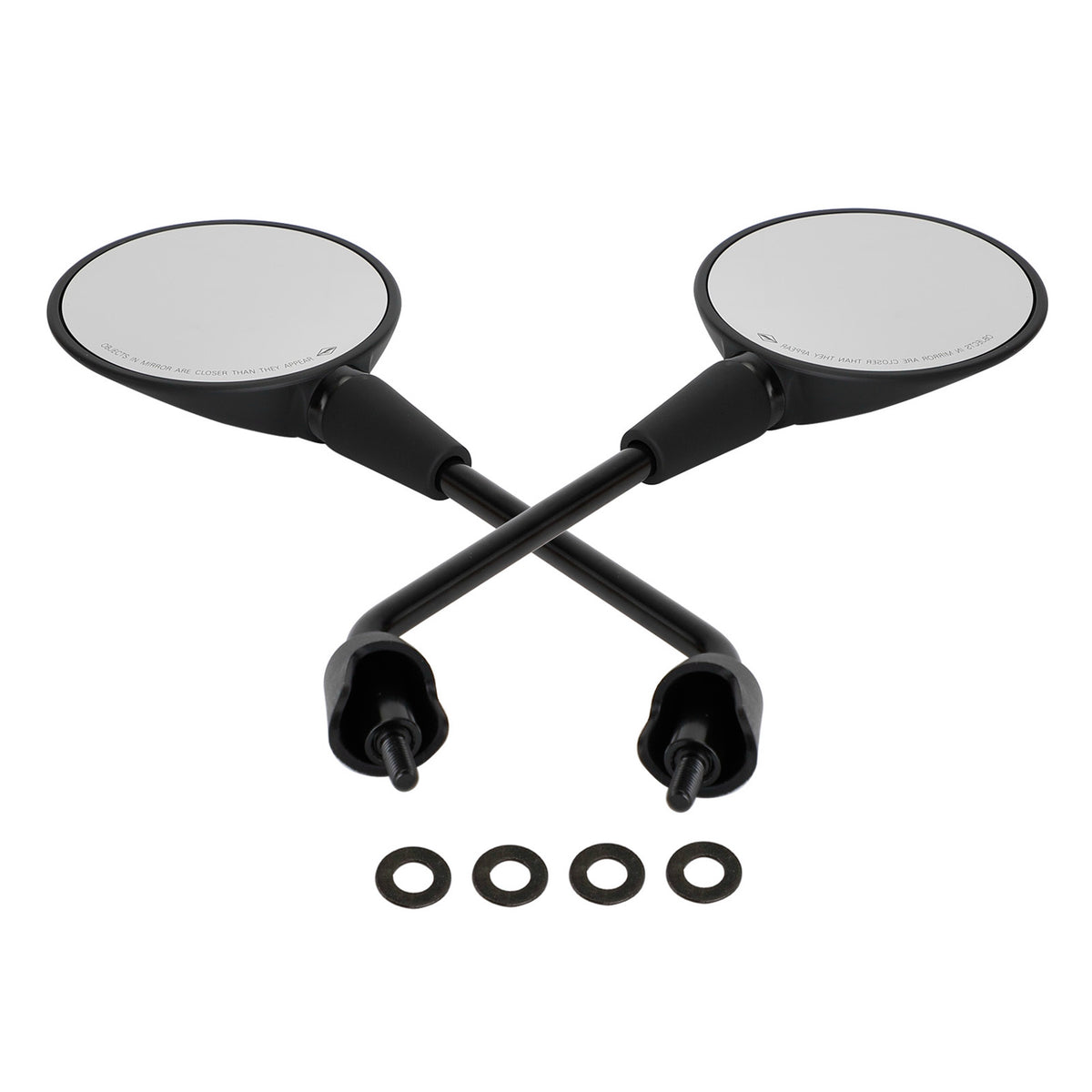 Vespa Primavera 50 125 150 2014-2022 Left & Right Rearview Mirror Black