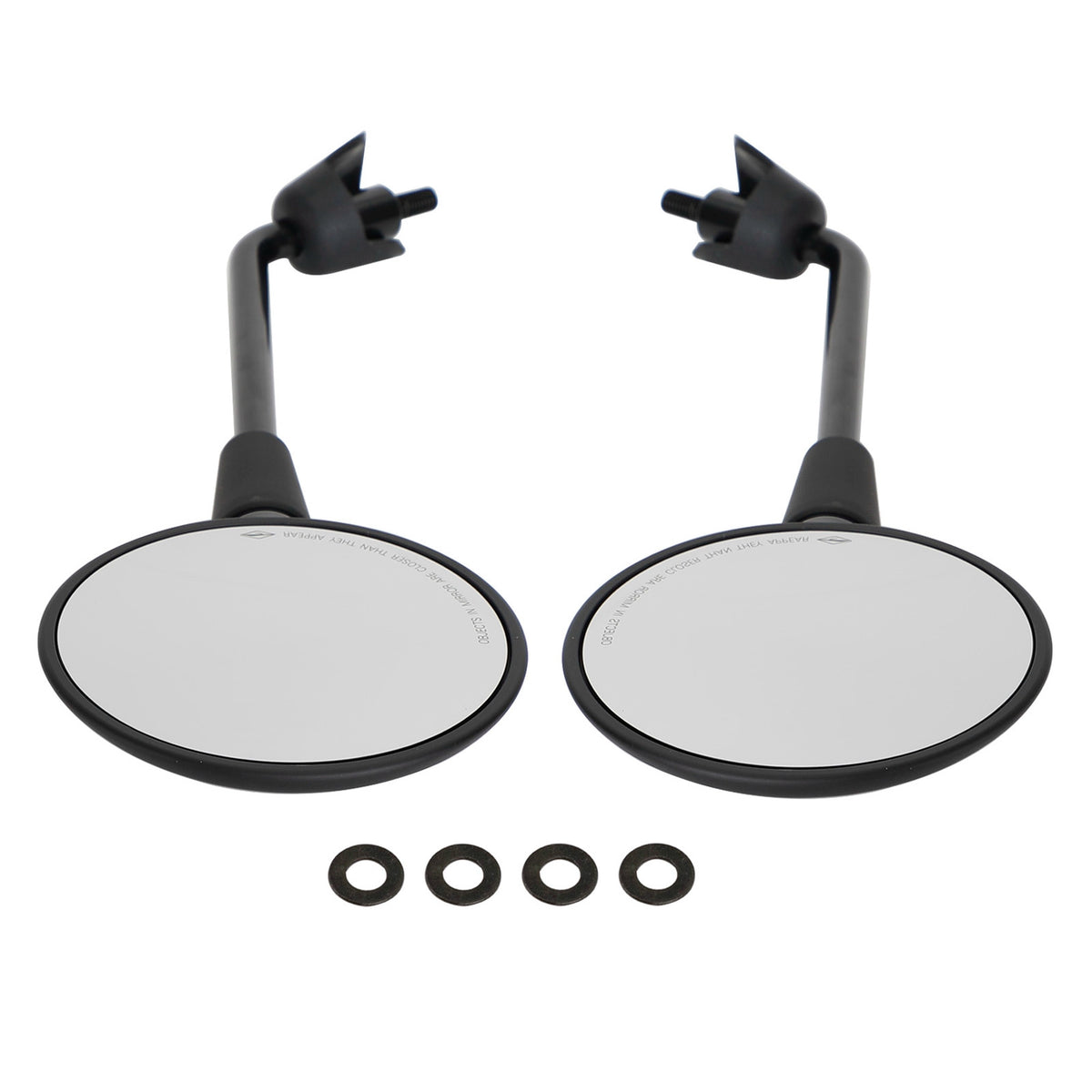 Vespa Primavera 50 125 150 2014-2022 Left & Right Rearview Mirror Black
