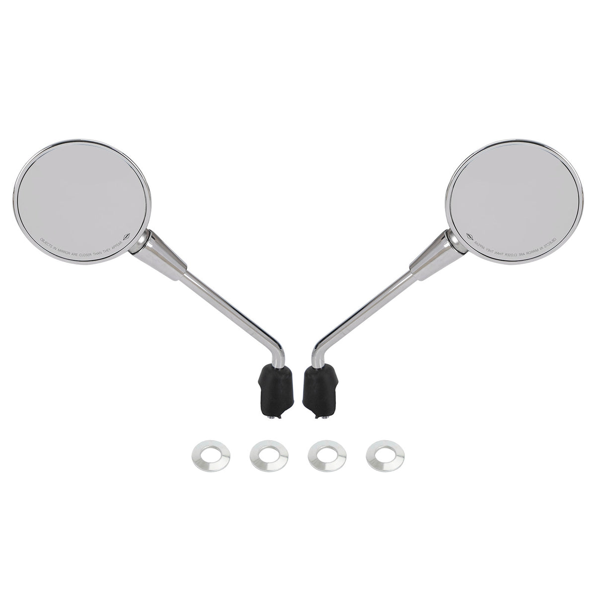 Vespa Primavera 50 125 150 2014-2022 Left & Right Rearview Mirror Chrome