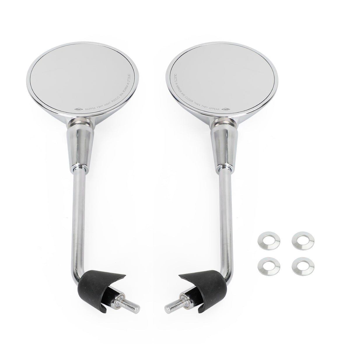 Vespa Primavera 50 125 150 2014-2022 Left & Right Rearview Mirror Chrome