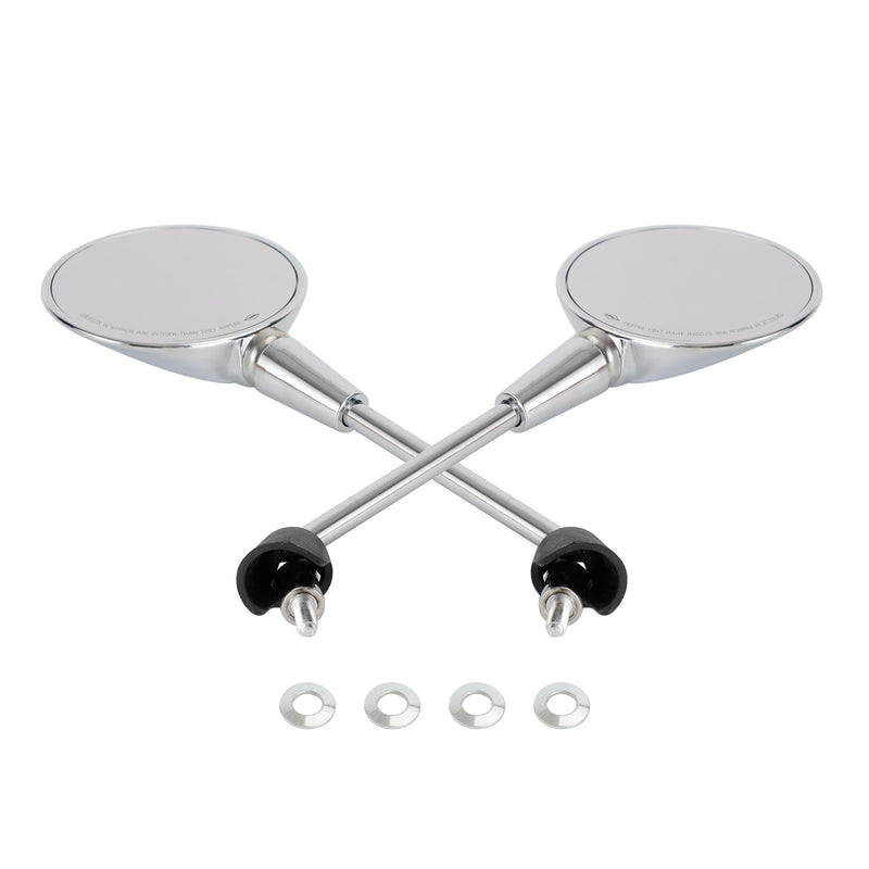 Vespa Primavera 50 125 150 2014-2022 Left & Right Rearview Mirror Chrome
