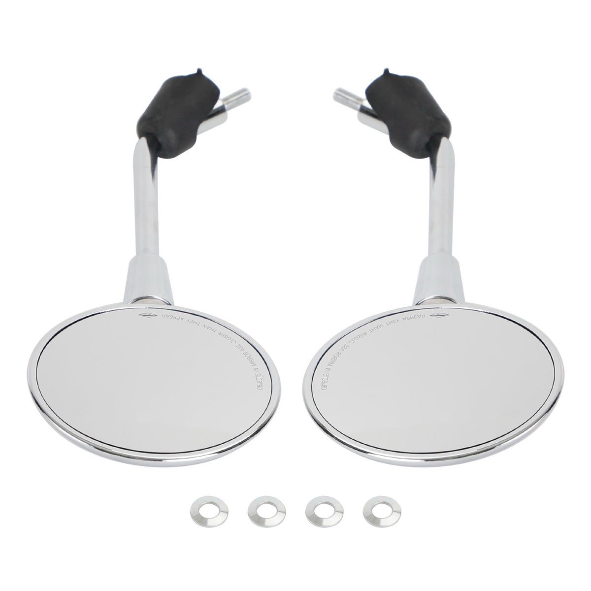 Vespa Primavera 50 125 150 2014-2022 Left & Right Rearview Mirror Chrome