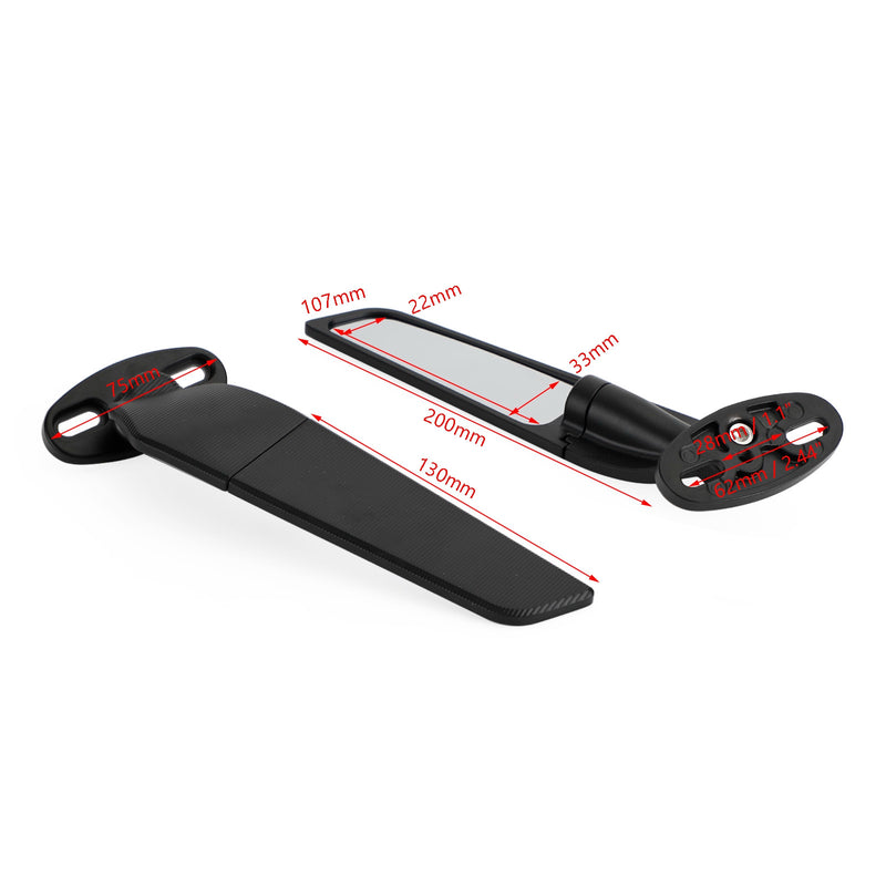Aprilia RS660 RSV4 1000/Factory/RF Swivel Wing Fin Rearview Mirrors