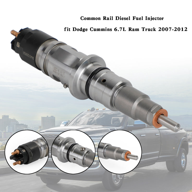 Dodge Cummins 6.7L Ram Truck 2007-2012 1PCS Common Rail Diesel Fuel Injector