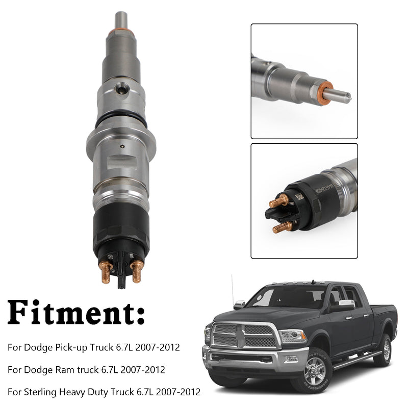 Dodge Cummins 6.7L Ram Truck 2007-2012 1PCS Common Rail Diesel Fuel Injector