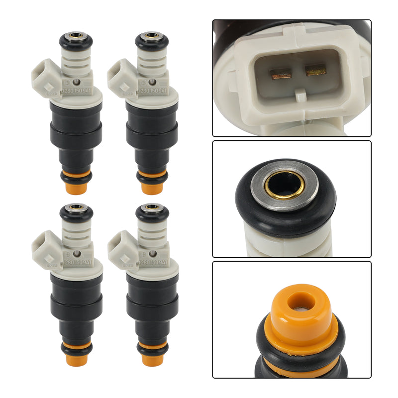 BMW K1 K100 K1100 K1200 RS LT GT 4PCS 0280150941 Fuel Injector 0280150705