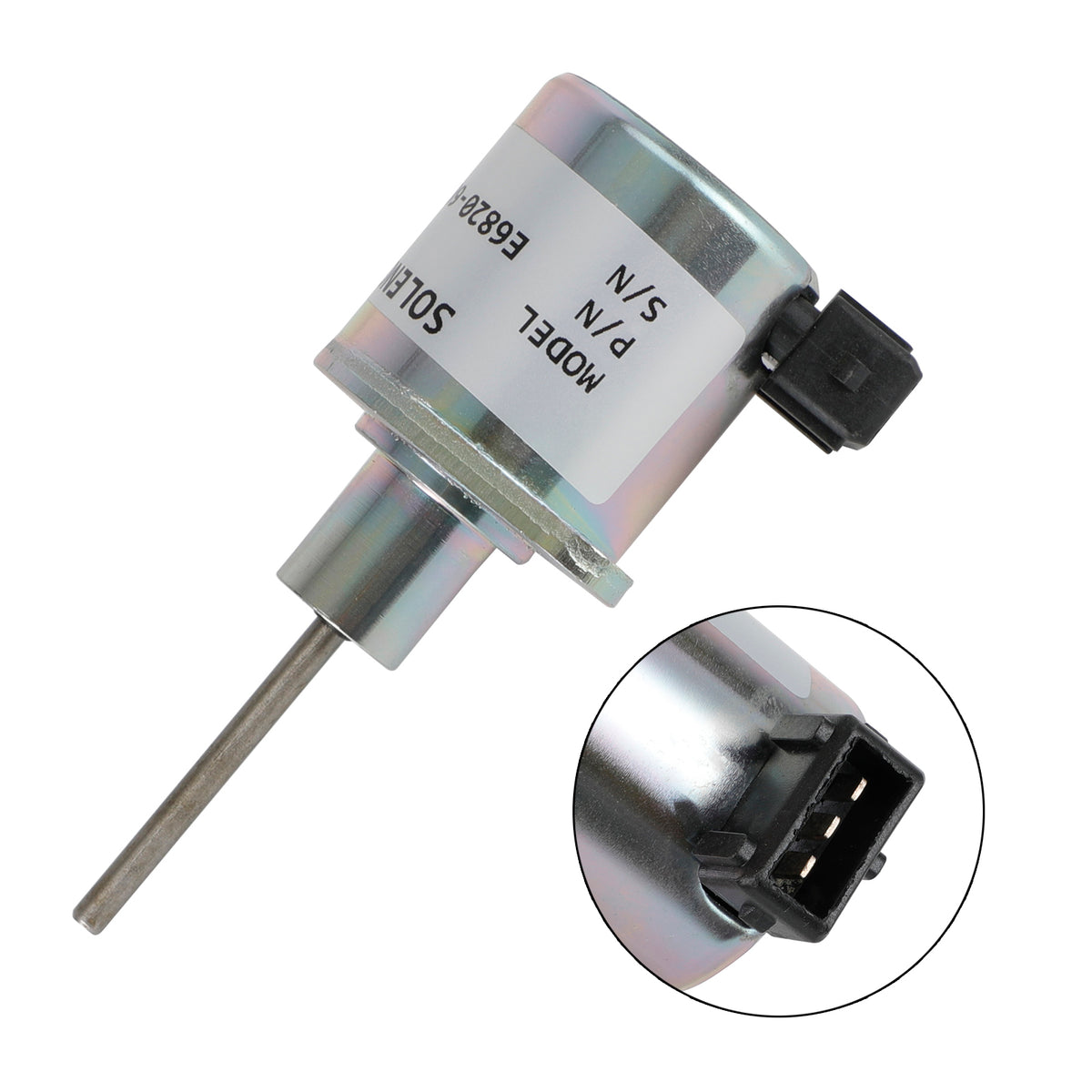 For Kioti Engine Stop Solenoid Mechron Ck Dk Rx Tractor E6820-60011 12V