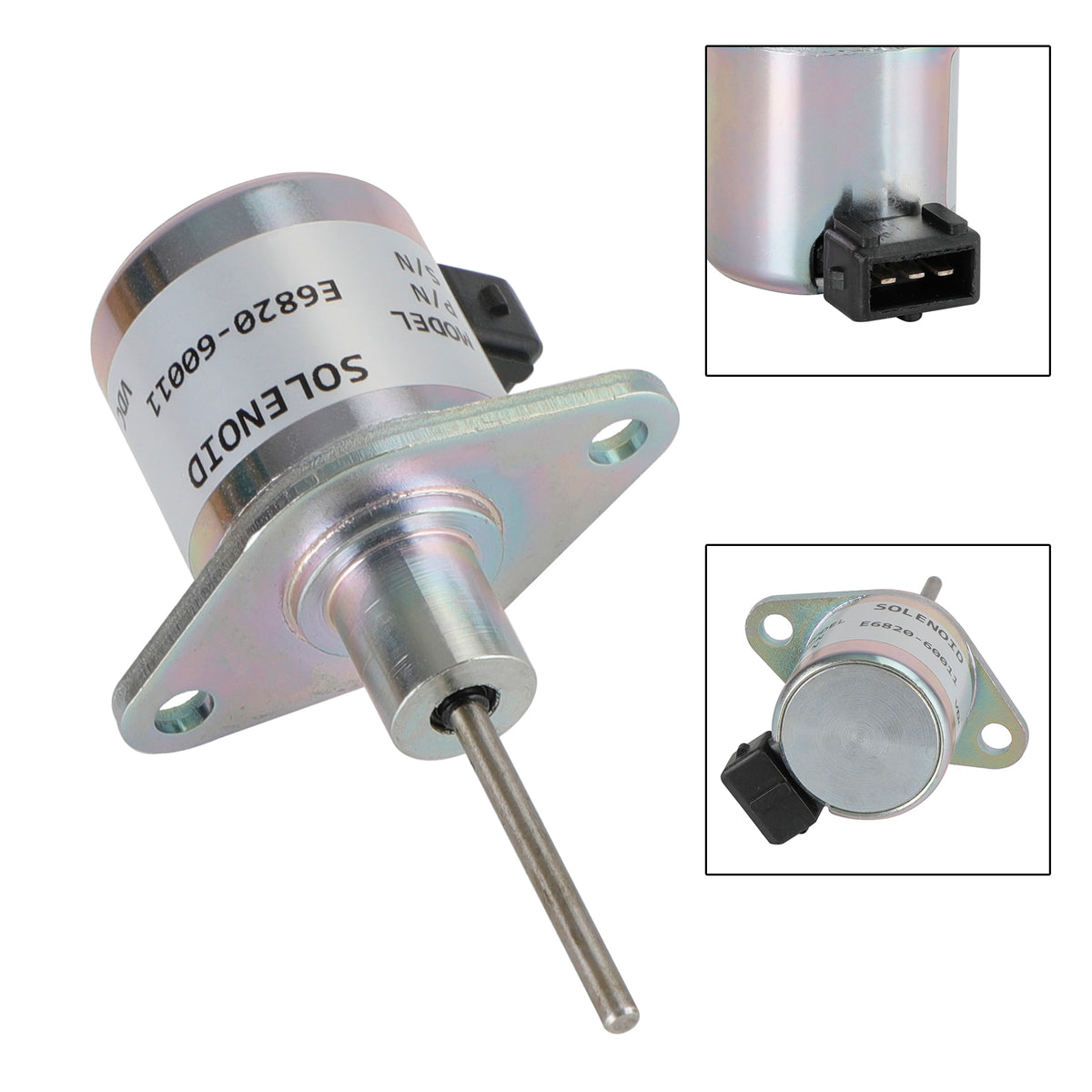 For Kioti Engine Stop Solenoid Mechron Ck Dk Rx Tractor E6820-60011 12V