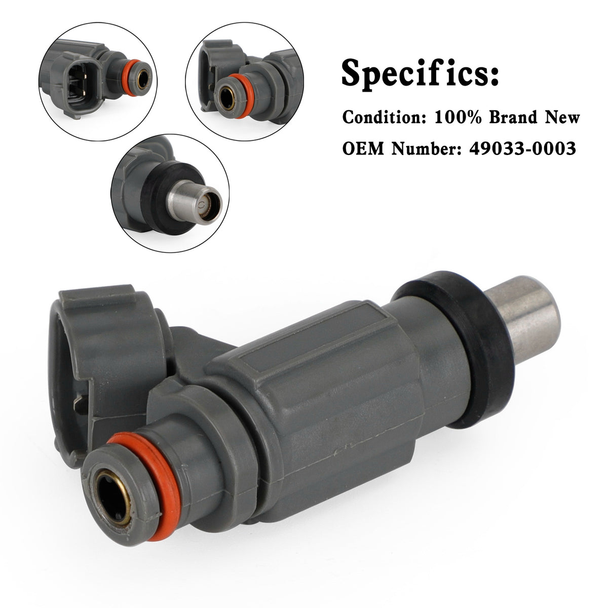 2004 20005 Kawasaki ZX10R ZX12R Ninja VN2000 Fuel Injector 49033-0003 OEM