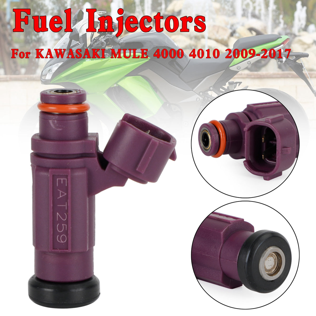 KAWASAKI MULE 4000 4010 2009-2017 Fuel Injector EAT259 49033-2060 490332060