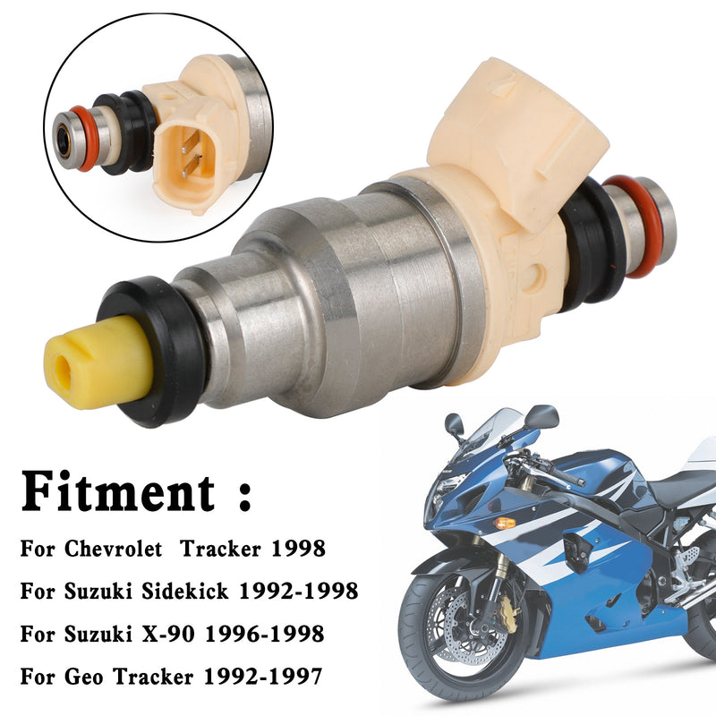 Suzuki Sidekick Tracker X-90 1.6L INP-470 15710-58B00 Fuel Injectors Fit
