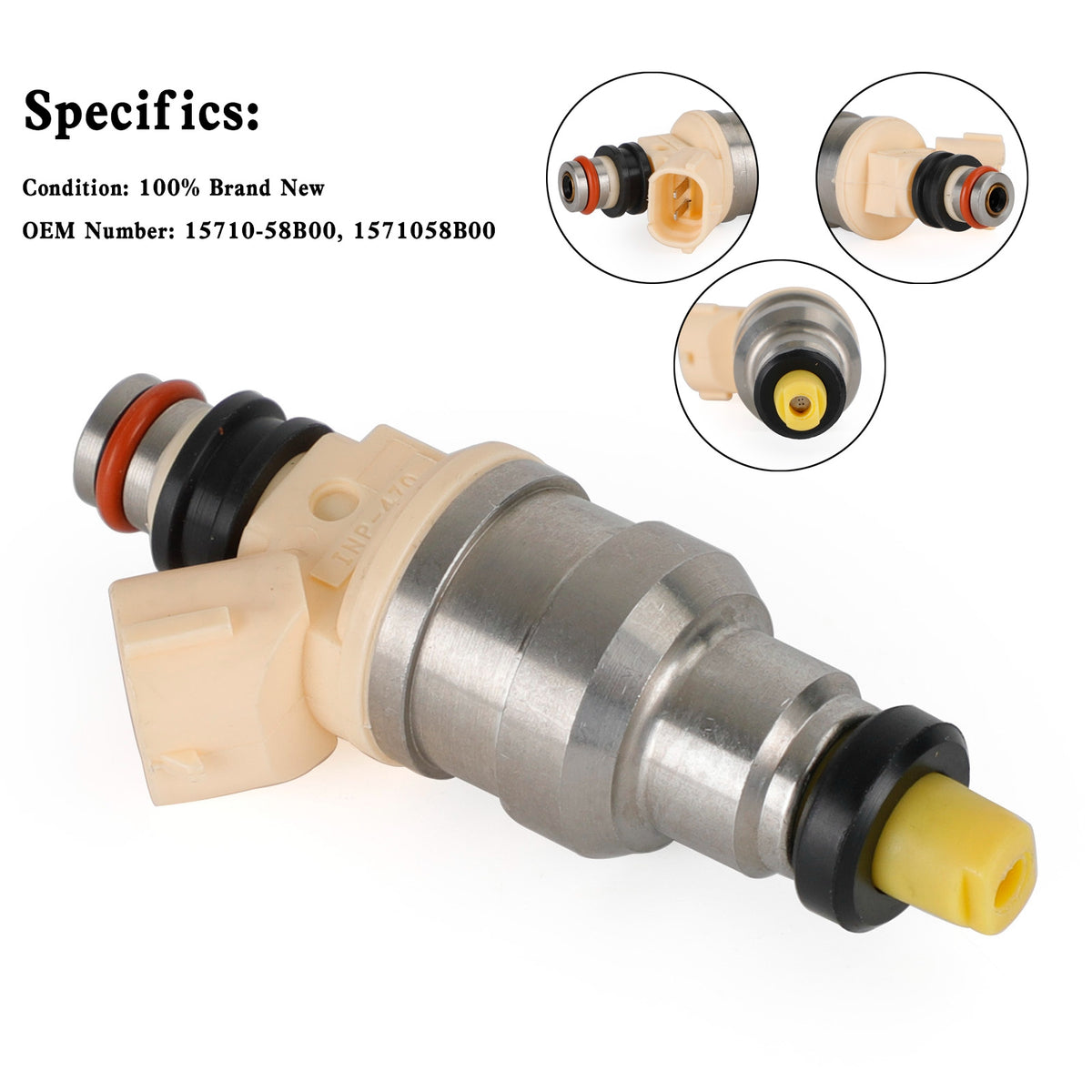 Suzuki Sidekick Tracker X-90 1.6L INP-470 4PCS 15710-58B00 Fuel Injectors Fit