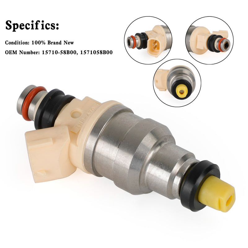 Suzuki Sidekick Tracker X-90 1.6L INP-470 15710-58B00 Fuel Injectors Fit