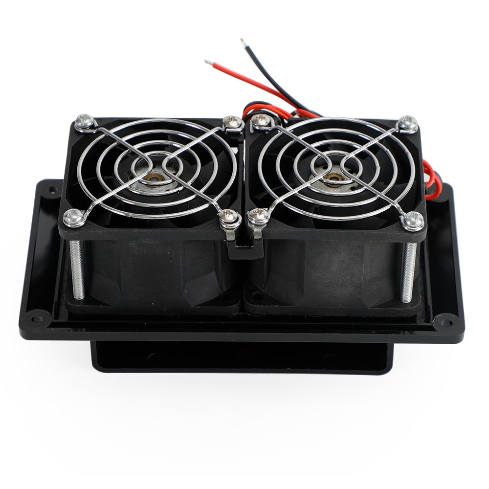 RV Boat Caravan 12V Side Air Cooling Blower Fan Vent Exhaust Ventilation Black