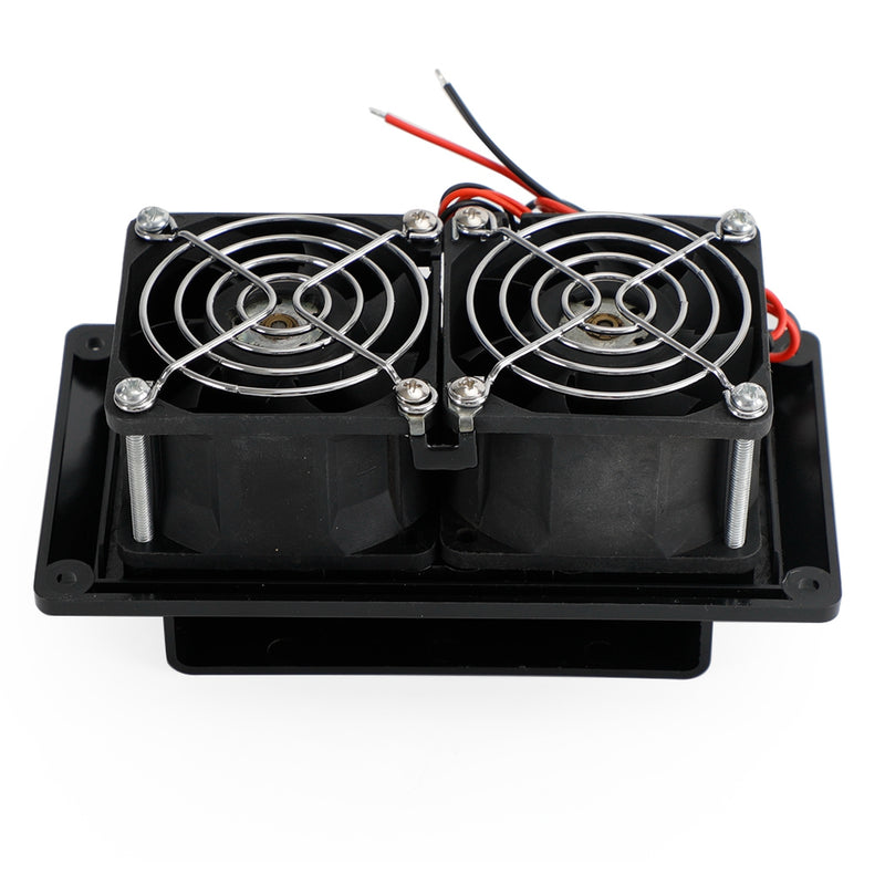 RV Boat Caravan 12V Side Air Cooling Blower Fan Vent Exhaust Ventilation Black