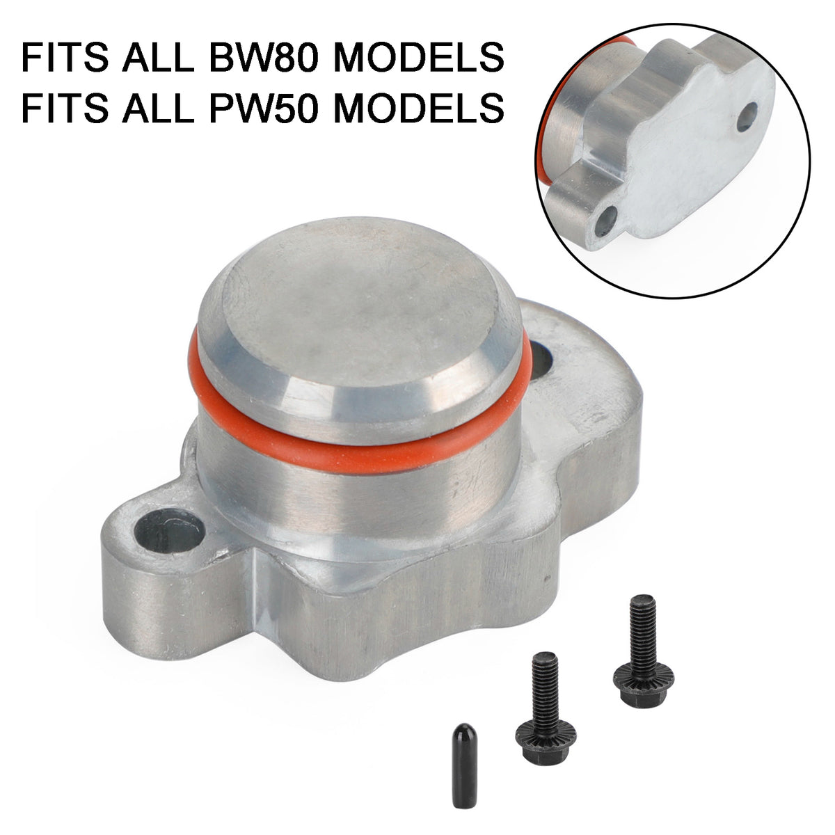 YAMAHA BIG WHEEL BW80 PW50 ALL Oil Injection Block Off Plug Hardware Cap